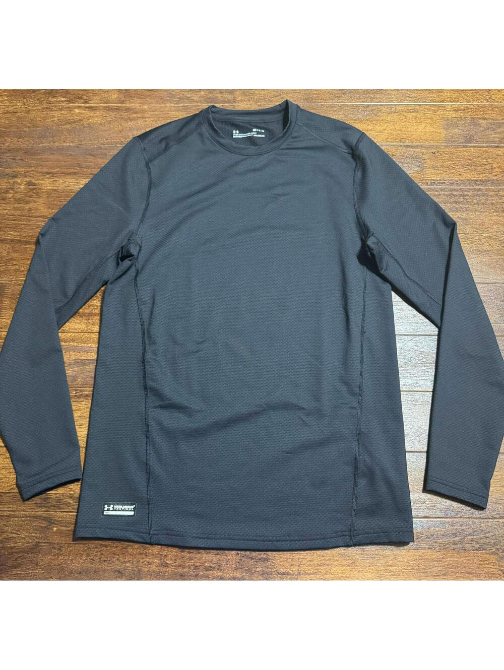 Under Armour Tactical Coldgear Shirt Black Lightweight Baselayer Fitted Mens M